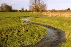 The Ver Just Downstream Of The Irish Weir - John Woodworth