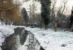 The River Red After Snow - Bob Aldritt